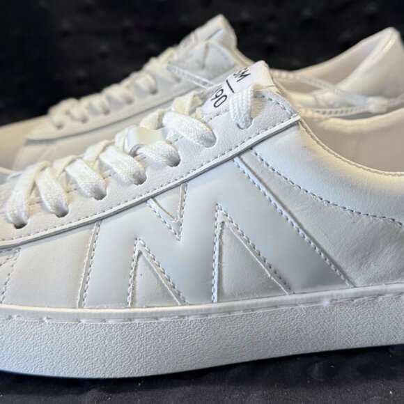 Steve Madden McKayla Womens Size 6 Sneakers Leather Upper White & Suede Tip - Picture 5 of 8